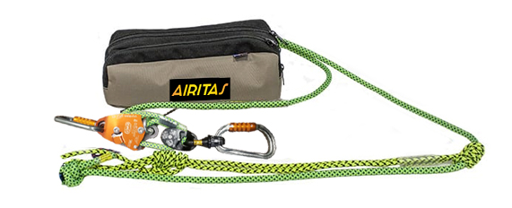 AIR-MAX-HAUL-SYSTEM with rope and bag